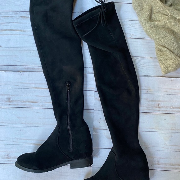 Stuart Weitzman Lowland Over the Knee suede boots - Picture 6 of 8